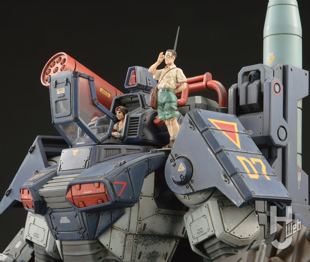 1/35「ダグラム Ver.GT」ビッグサイズのプラキットに装備・フィギュア
