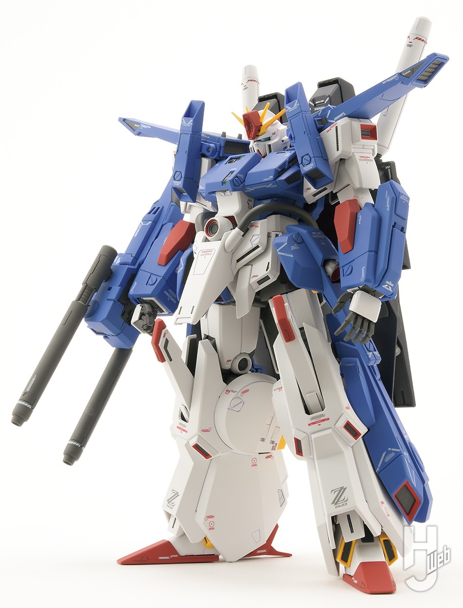 MG フルアーマーZZガンダム Ver.Ka」の完成見本をHJ撮り下ろしで細部