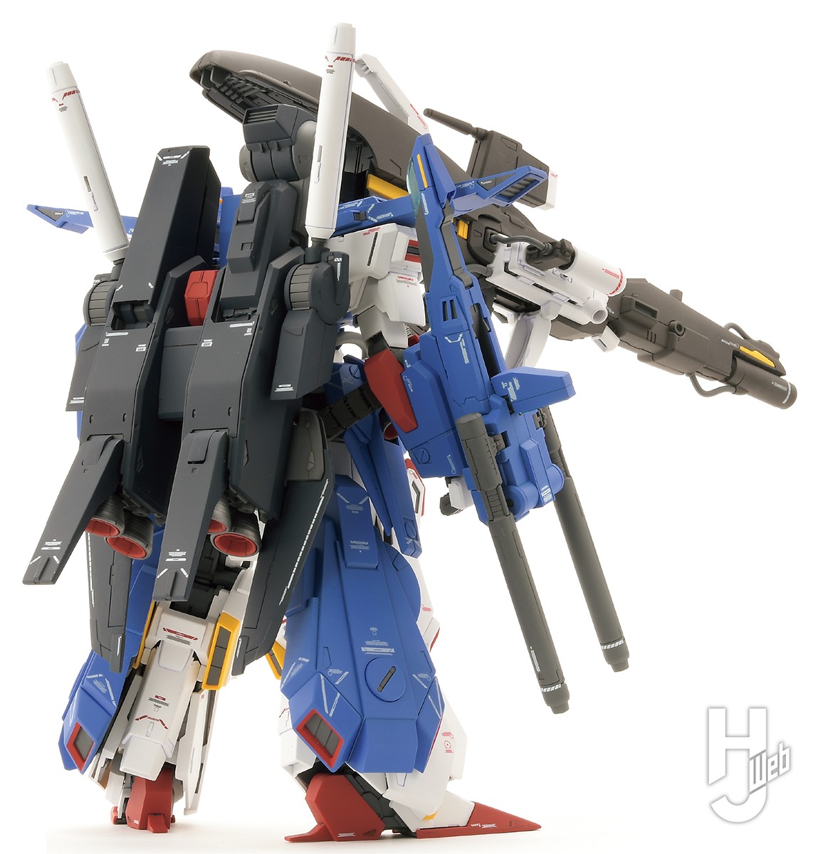 MG フルアーマーZZガンダム Ver.Ka」の完成見本をHJ撮り下ろしで細部