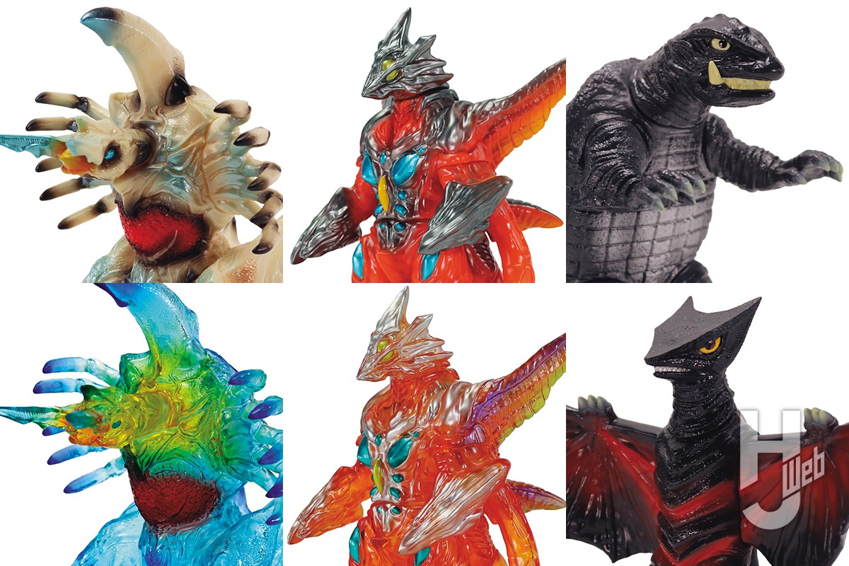ガメラ」シリーズのソフビが怒涛の新作ラッシュ！クリアー成型