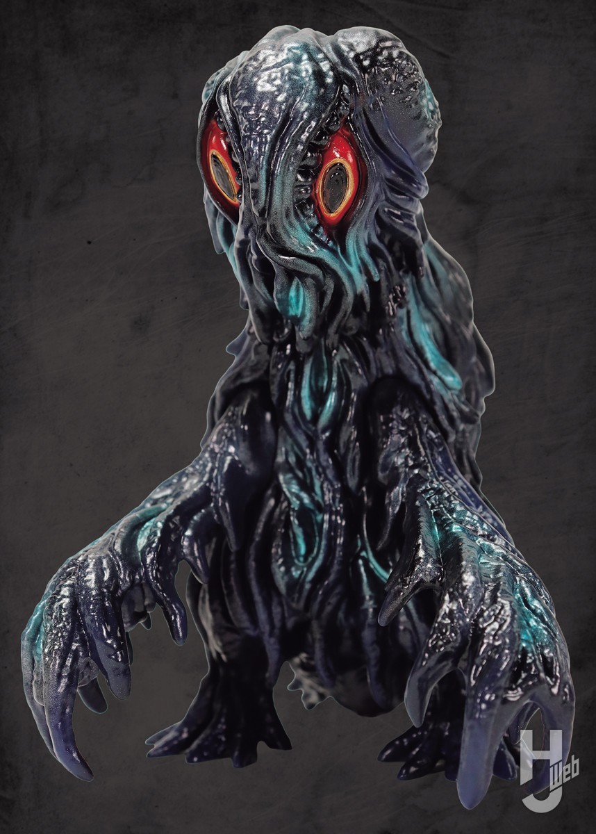 ごきげんヘドラ 未組み立てレジンキャストキット ゴジラ K.I.S」ゴジラ