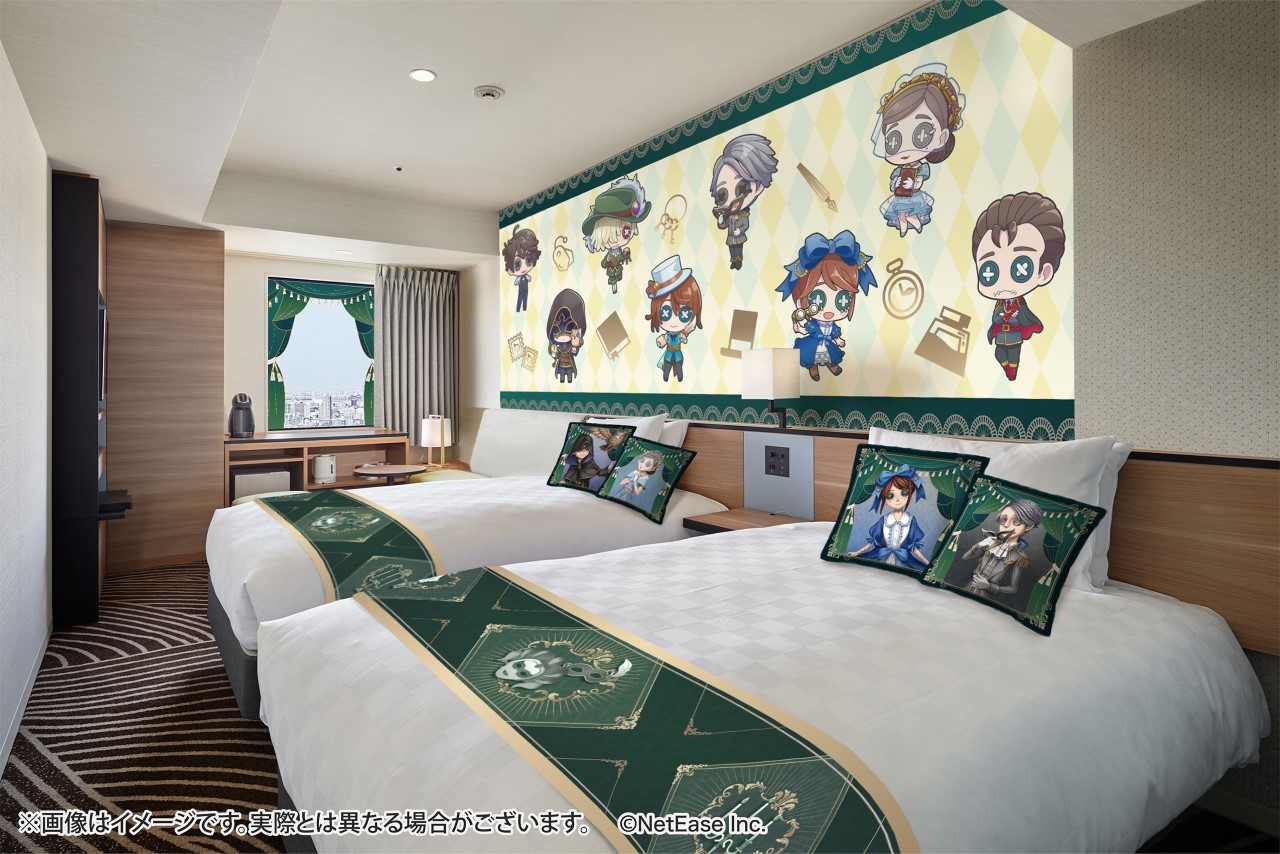 第五人格 プリンスホテル コラボ クッションカバー 納棺師 占い師 セット