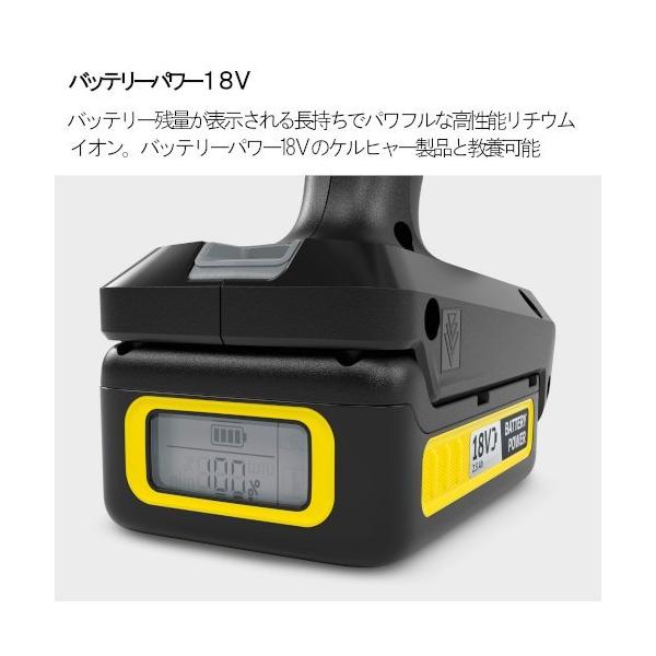 高圧洗浄機 コードレス ケルヒャー KHB6 バッテリーセット 急速充電器