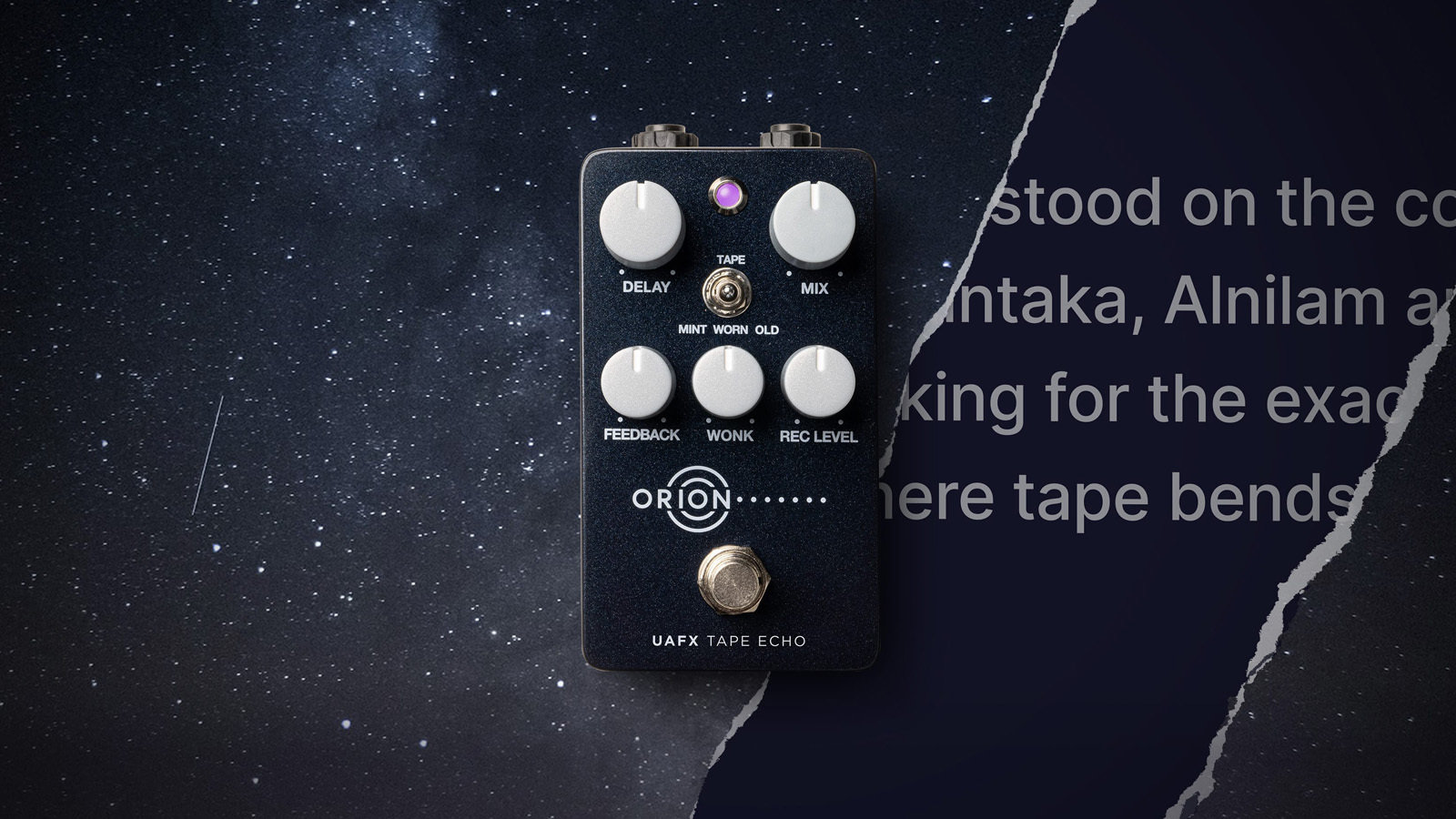 UAFX Orion Tape Echo - Universal Audio | Hookup, Inc.