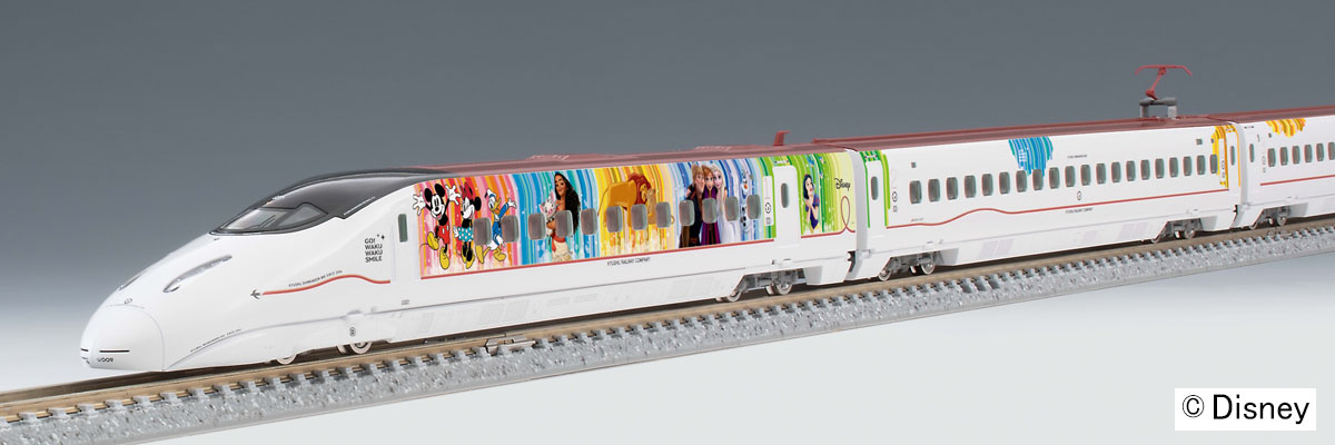 TOMIX、DISNEYのキャラクターたちがラッピングされた「U9編成」をN