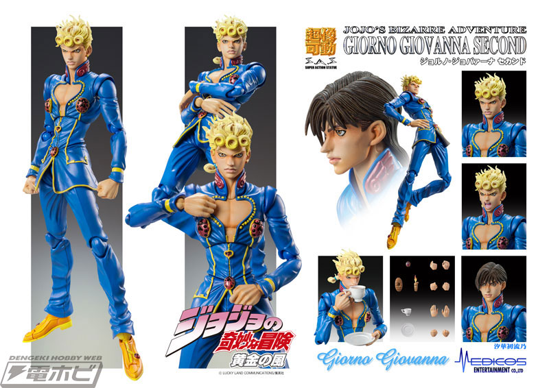 ジョジョの奇妙な冒険』ジョルノ・ジョバァーナがカラーリングも新たに