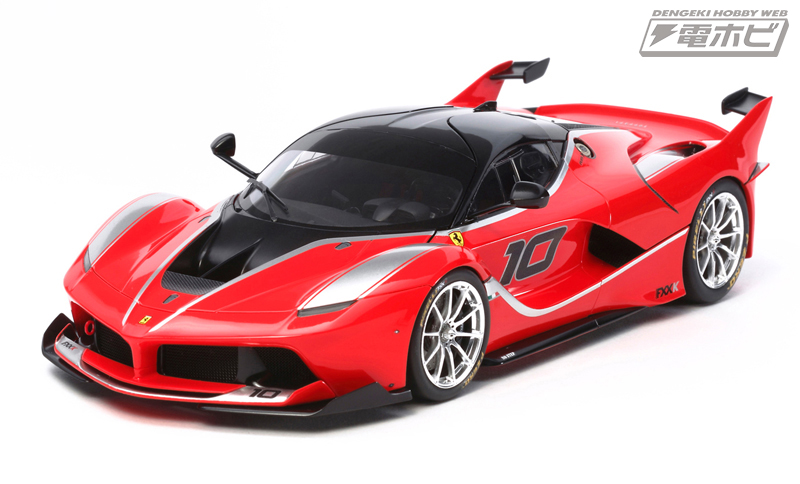 世界の憧れ！サーキット走行専用の「フェラーリ FXX K」がタミヤ1/24