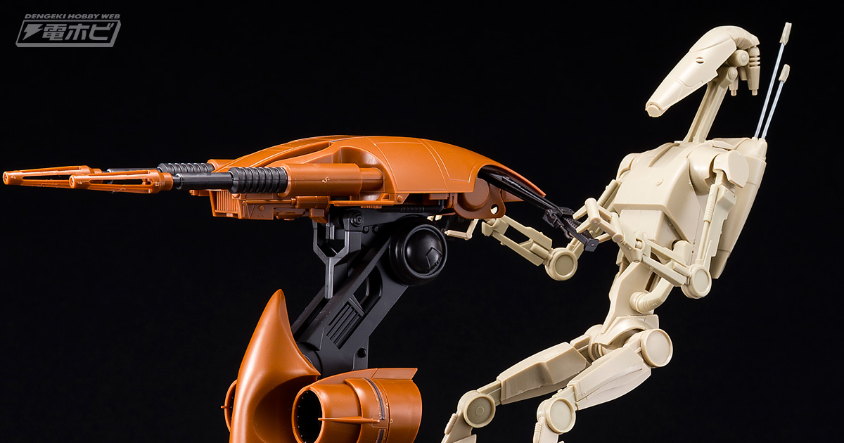 スター・ウォーズ』バトル・ドロイド＆スタップをバンダイがプラモデル