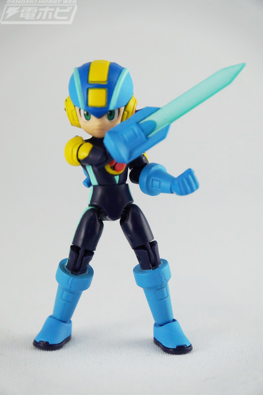 発売間近の「66アクションダッシュ ロックマン」を製品サンプル