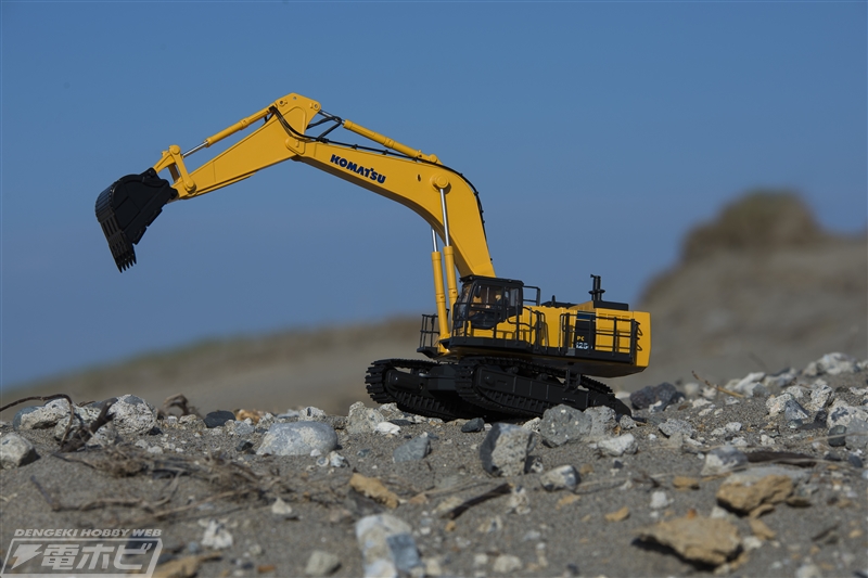 建機好き必見！コマツの油圧ショベルがリアルなIRCとなって京商から