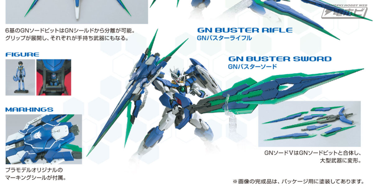 刹那のフィギュアが付属！『機動戦士ガンダム00V戦記』のガンプラ「MG