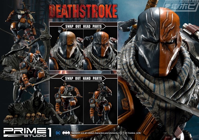 バットマン』でも人気のヴィラン「デスストローク」が好戦的なポーズで