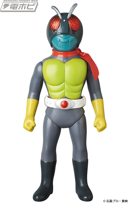 原作版の仮面ライダーがレトロソフビ人形となって池袋にてイベント限定
