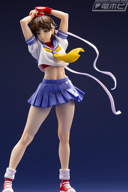 STREET FIGHTER』山下しゅんや氏デザインによるさくらがコトブキヤから
