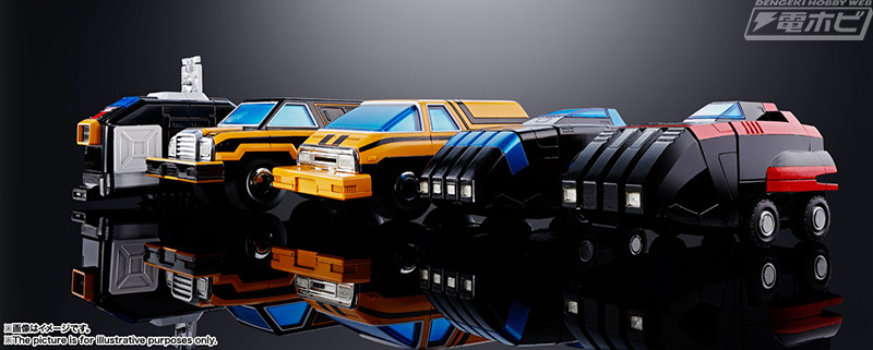 15体合体を実現！「超合金魂 GX-88 機甲艦隊ダイラガーXV」が登場！5体