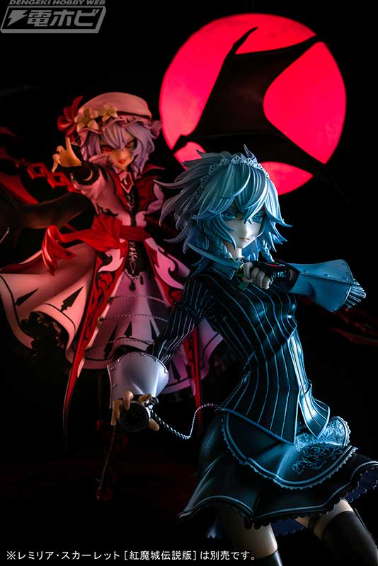 東方』二次創作ゲーム「紅魔城伝説」よりゴシック調デザインの十六夜咲