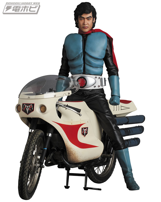 石ノ森章太郎生誕80周年！仮面ライダー旧1号とサイクロン号がセットに