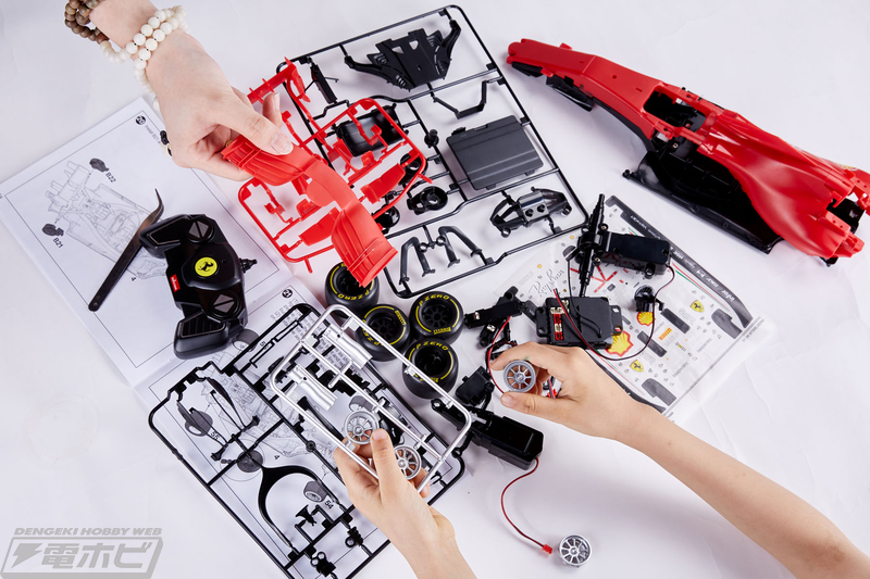 童友社「プラモデルキットR/C 1/16 フェラーリ SF1000」が登場