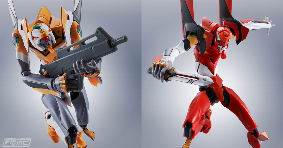 エヴァンゲリオン』ROBOT魂 零号機（改）と2号機のBEST SELECTIONが魂