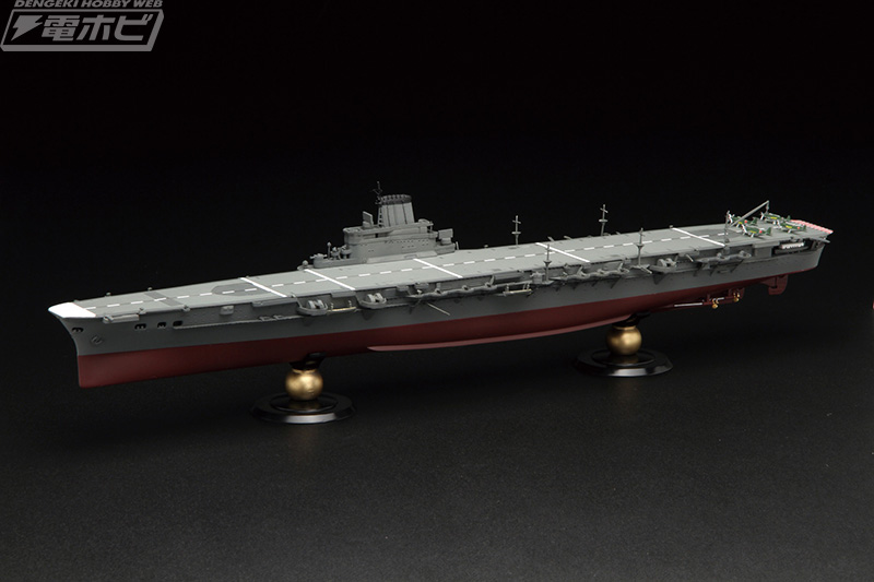 フジミ模型「1/700 帝国海軍シリーズ」の空母「大鳳」、「1/350 艦NEXT