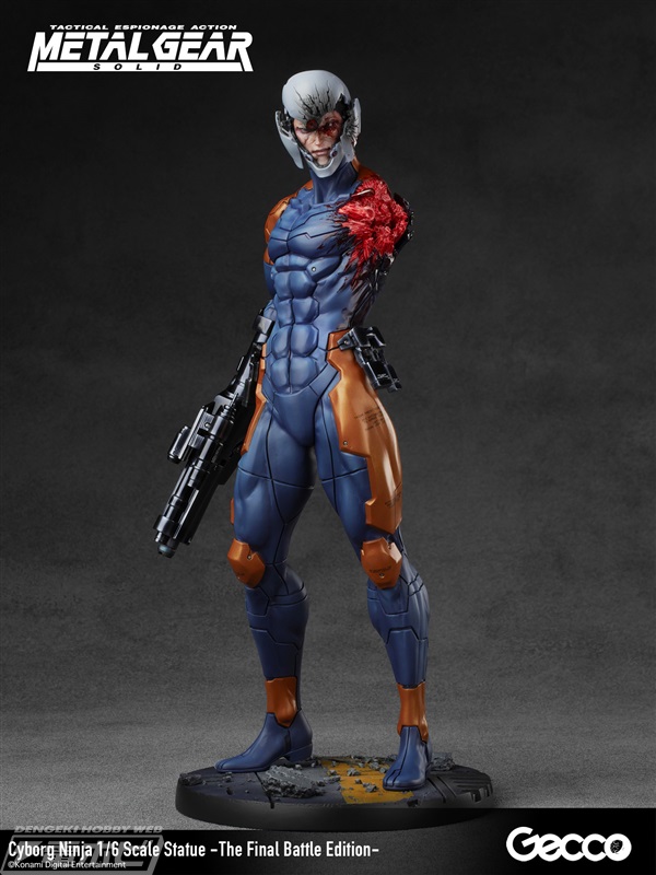 メタルギアソリッド』サイボーグ忍者が最終決戦版としてスタチュー化