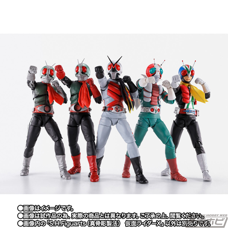 仮面ライダーXがS.H.Figuarts（真骨彫製法）でアクションフィギュア化