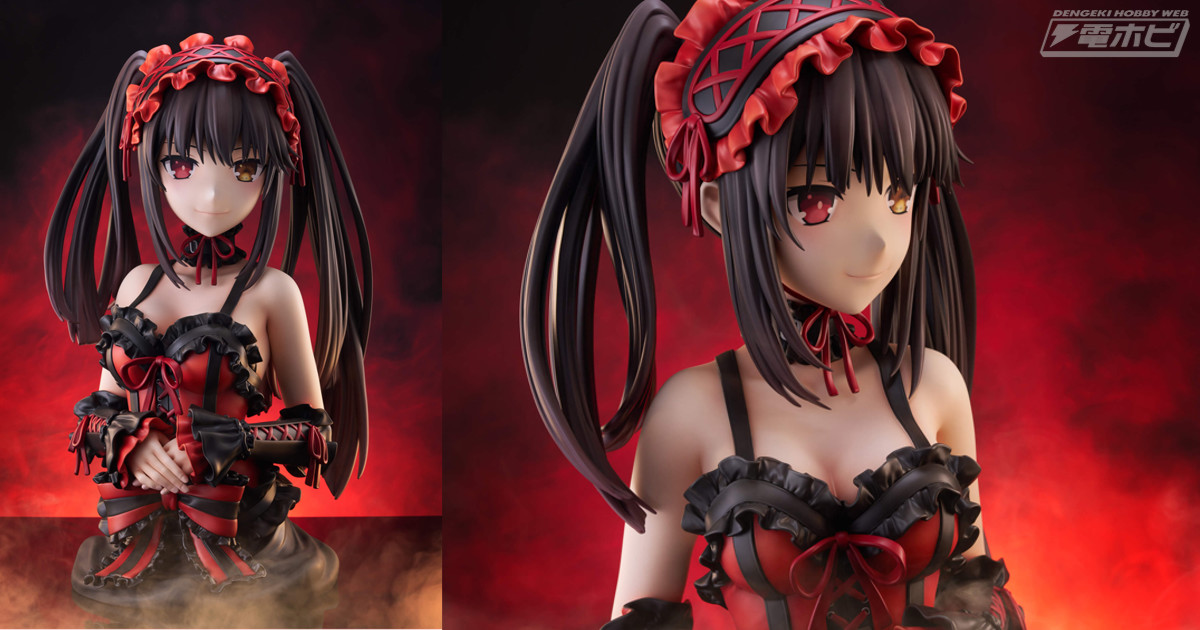 デート・ア・ライブV』より、時崎狂三が1/1スケールの胸像フィギュア化