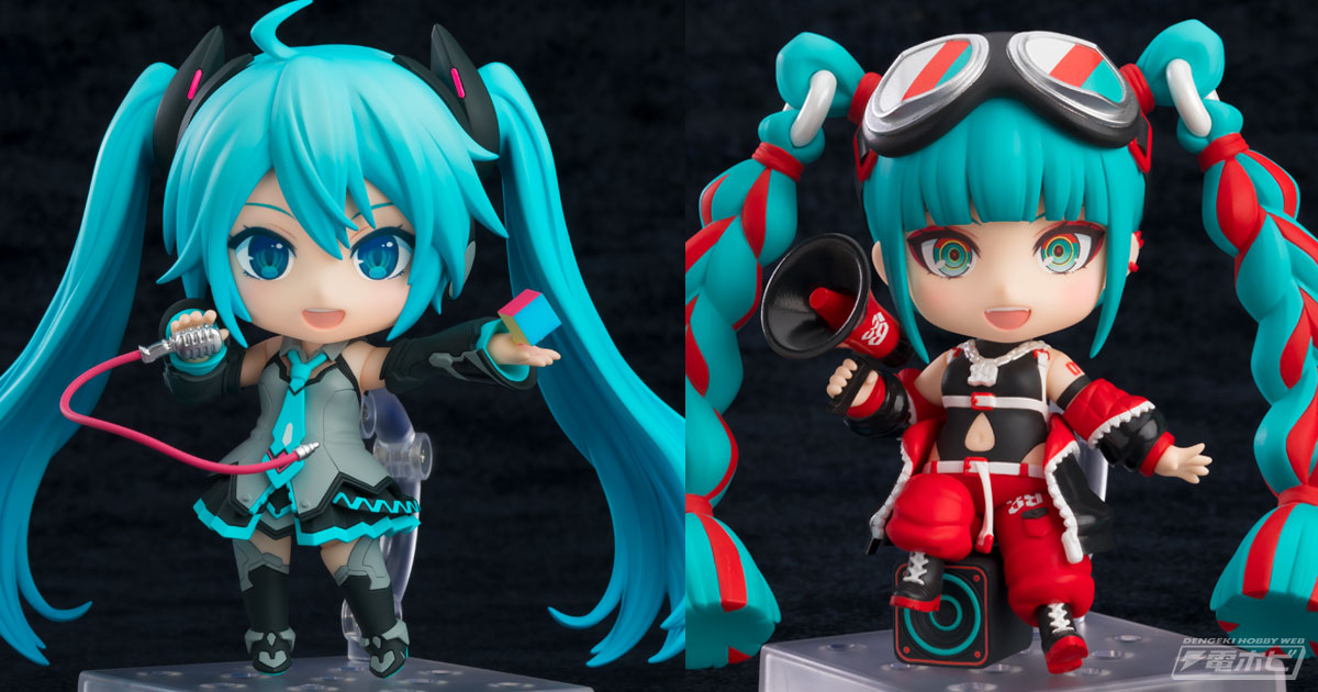 マジカルミライ」2014と2023のメインビジュアルの初音ミクが