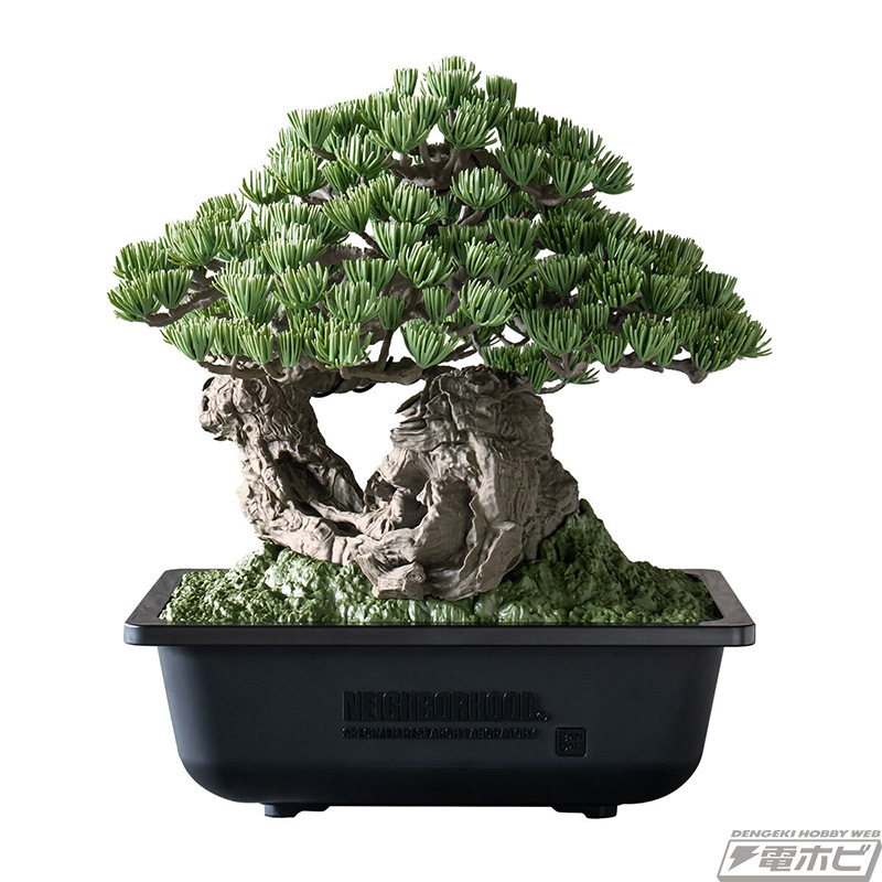 盆栽がBANDAI SPIRITSの最新技術でプラモデル化！バランスを見ながら1