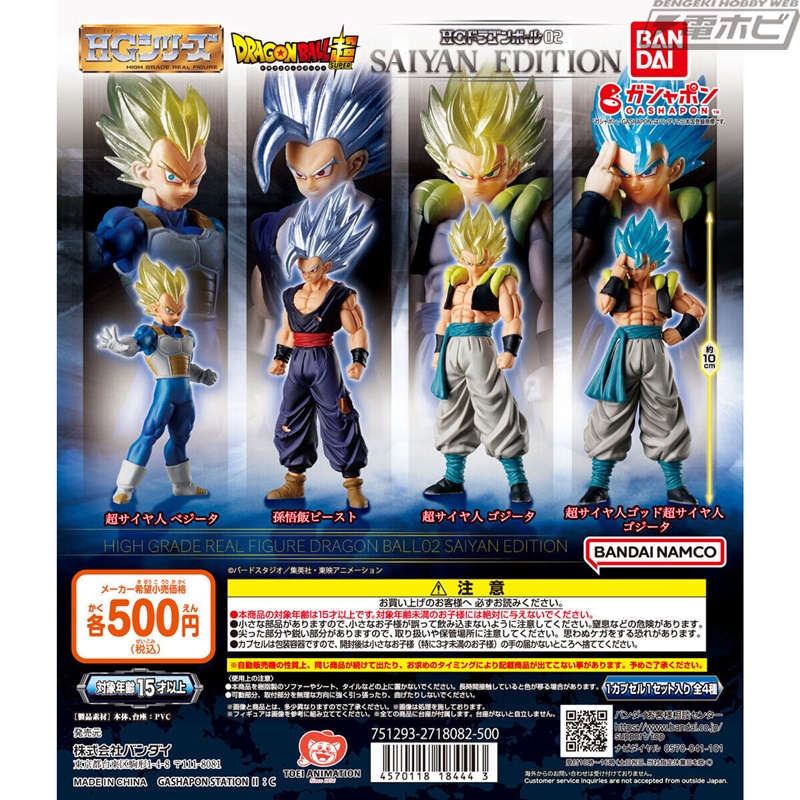 ガシャポン「HGドラゴンボール」第2弾が登場！HGシリーズ初収録となる