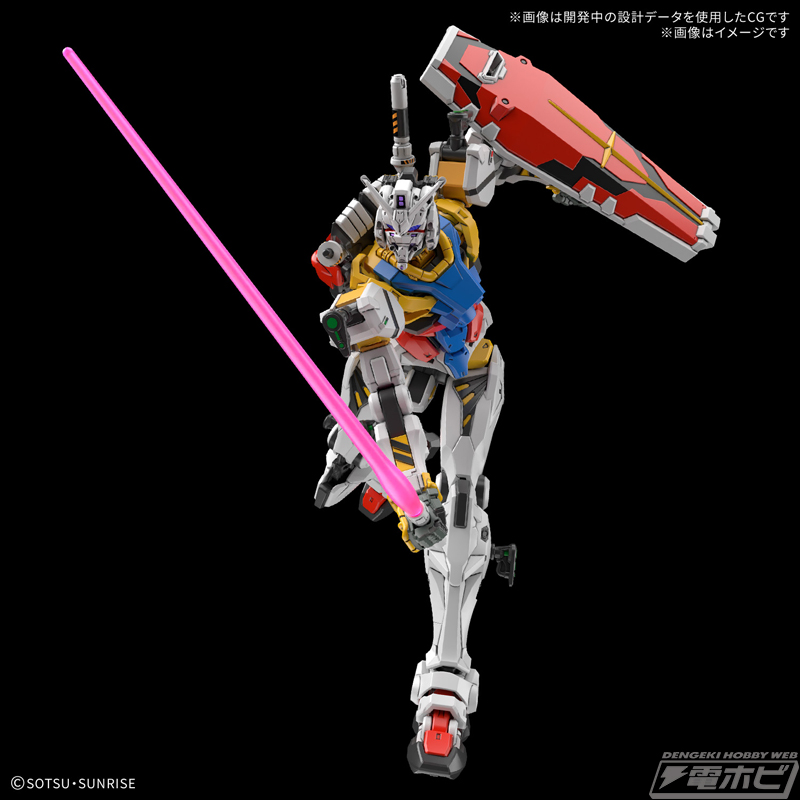 赤いガンダムとは異なる側頭部のデザイン再現！『ガンダム