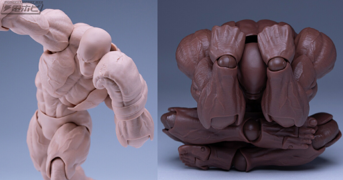 マッシブな体つきがかっこいい！イラスト製作などに便利な1/12スケール