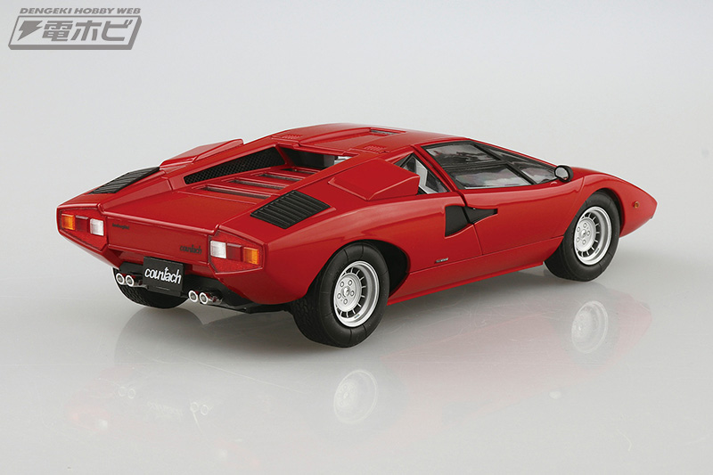 アオシマの定番キット「ザ☆スーパーカー」にランボルギーニの