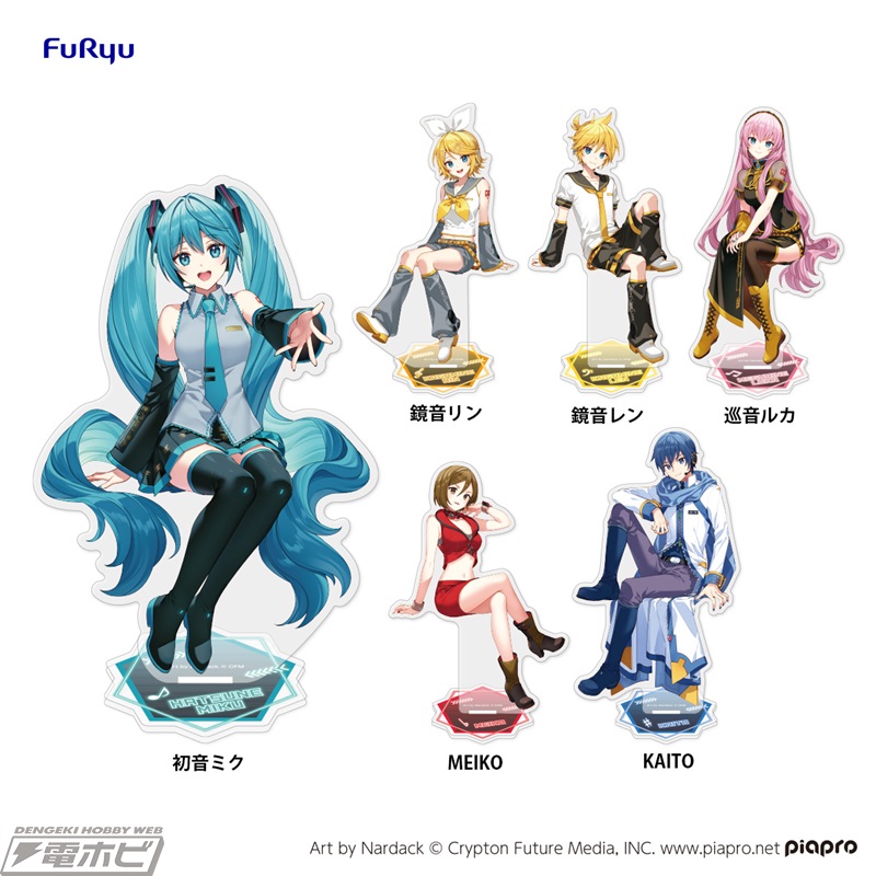 初音ミク、鏡音リン、レンのぬーどるストッパーフィギュアやアクスタ