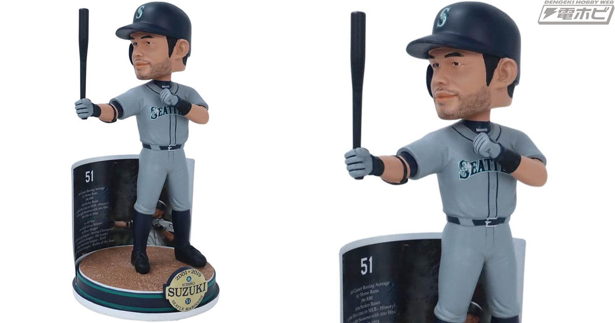 球史に数々の大記録を刻んだイチロー選手の功績を称えるパネルと記念