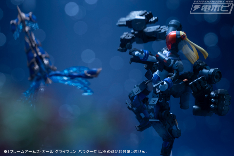 パワードスーツのパーツは組み合わせて多数の装備状態を再現可能