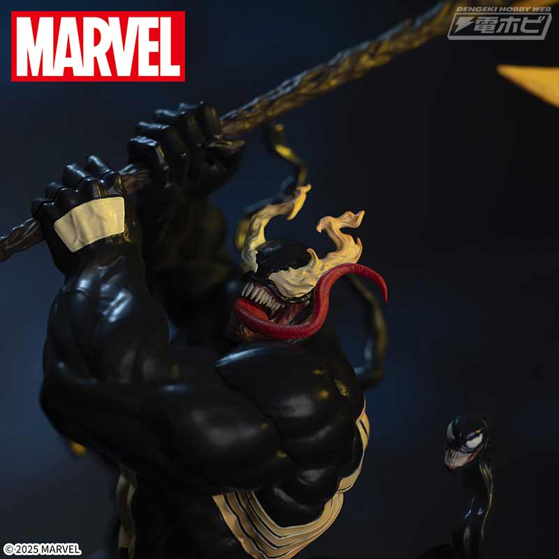 ヴェノム」のリアルフィギュアがセガプライズに迫力造形で襲来