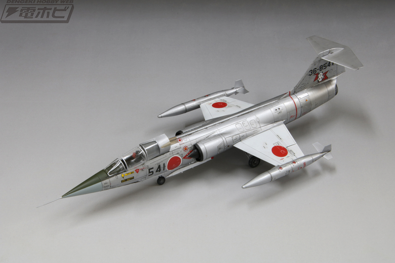 最後の有人戦闘機”F-104Jが完全新金型で登場！ファインモールドが1/72