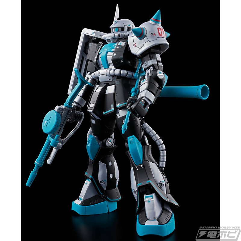 初音ミクをイメージした「RG RX-78-2 ガンダム Ver.2.0」と「RG MS-06S