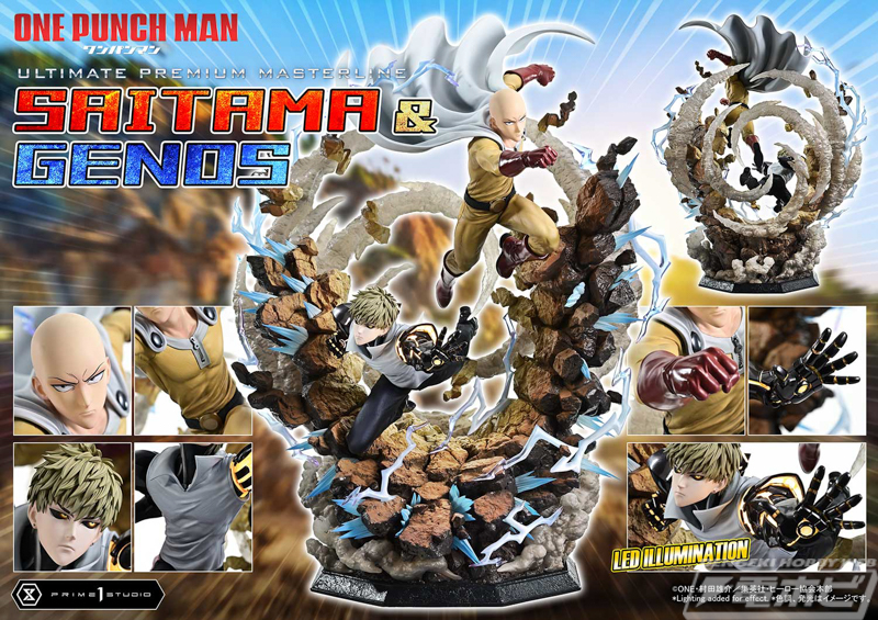 ワンパンマン』サイタマ＆ジェノスがプライム1スタジオからスタチュー