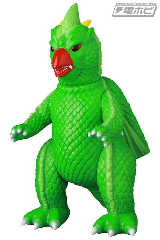 安楽安作氏による『大巨獣ガッパ』のソフビモデルが2期カラーとなって