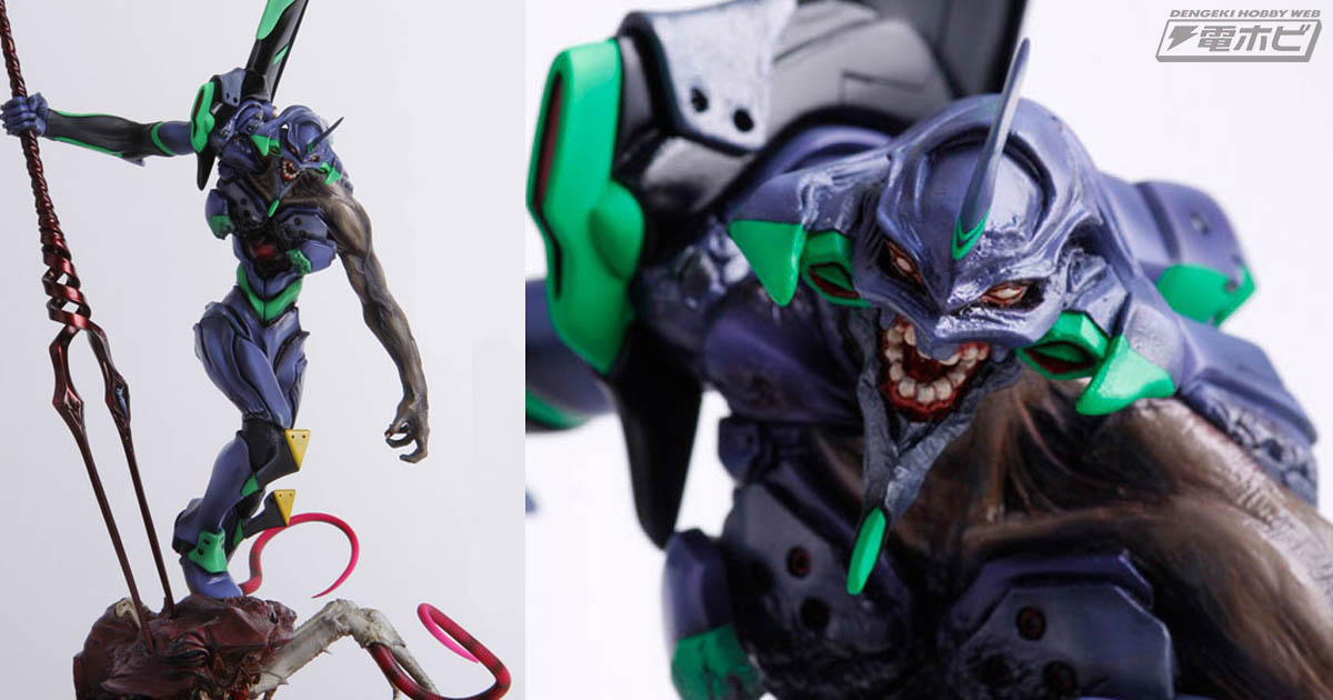 迫力の表情と繊細なディテールに注目！『エヴァンゲリオン』初号機の