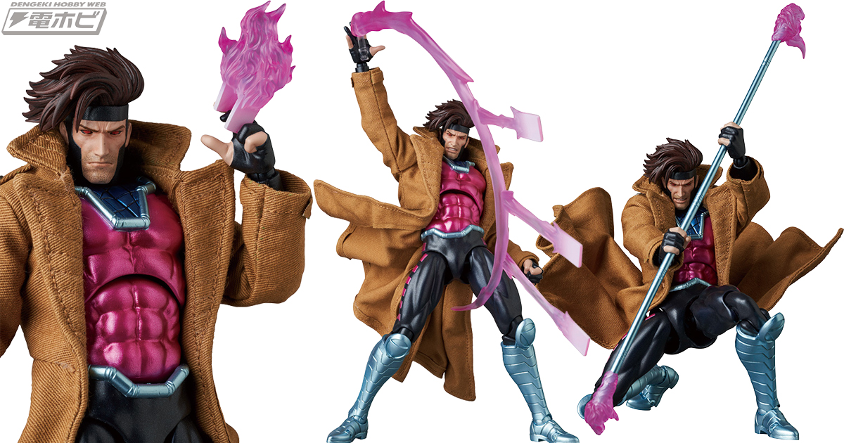 X-MEN』の伊達男・ガンビットが原作コミック版の姿でアクション