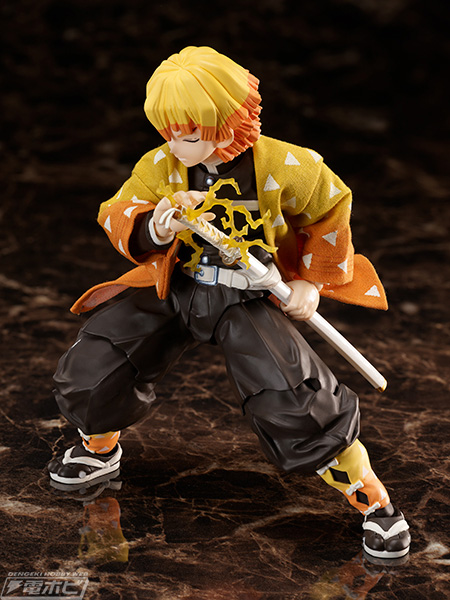 鬼滅の刃』我妻善逸のアクションフィギュアが登場！衣装には布素材を