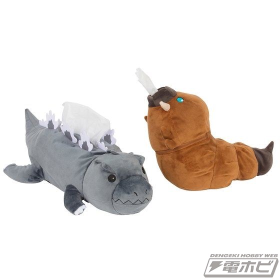 ゴジラとモスラのティッシュケースとロールペーパーケースが再登場