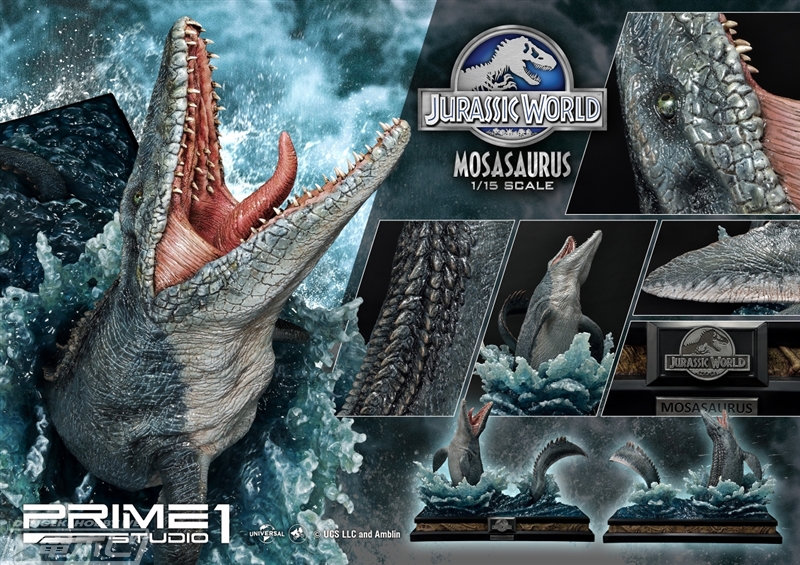 プールから飛び上がる巨体の迫力を見よ!!『ジュラシック・ワールド