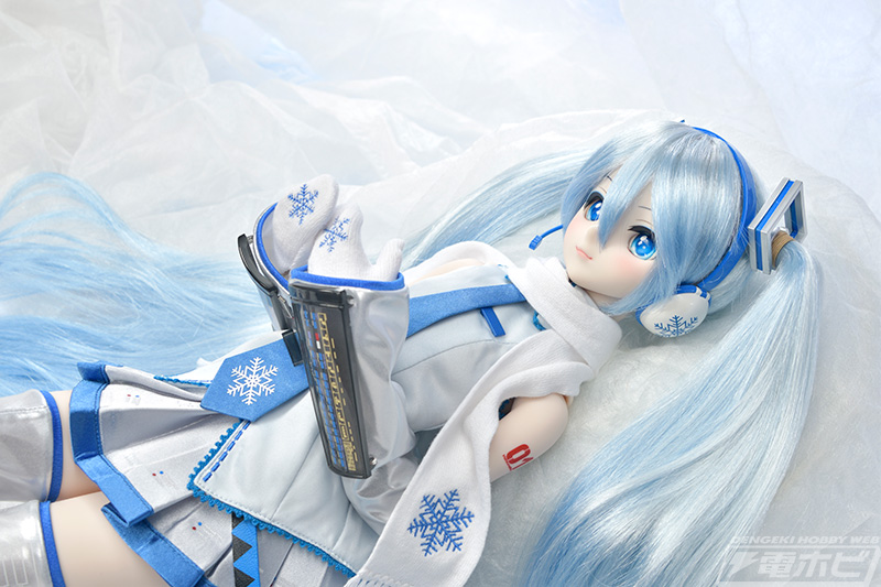 可動性・保持力がアップしてポージングの幅が広がる！雪ミクのドールが