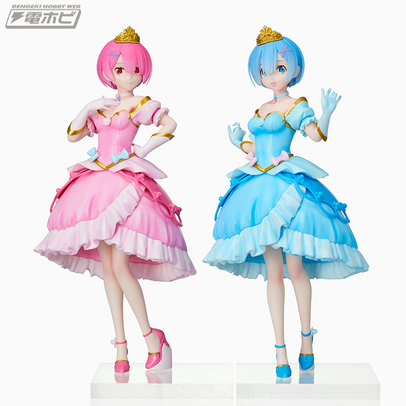 Re:ゼロ』のラム＆レム姉妹が華やかなプリンセス衣装でそろって