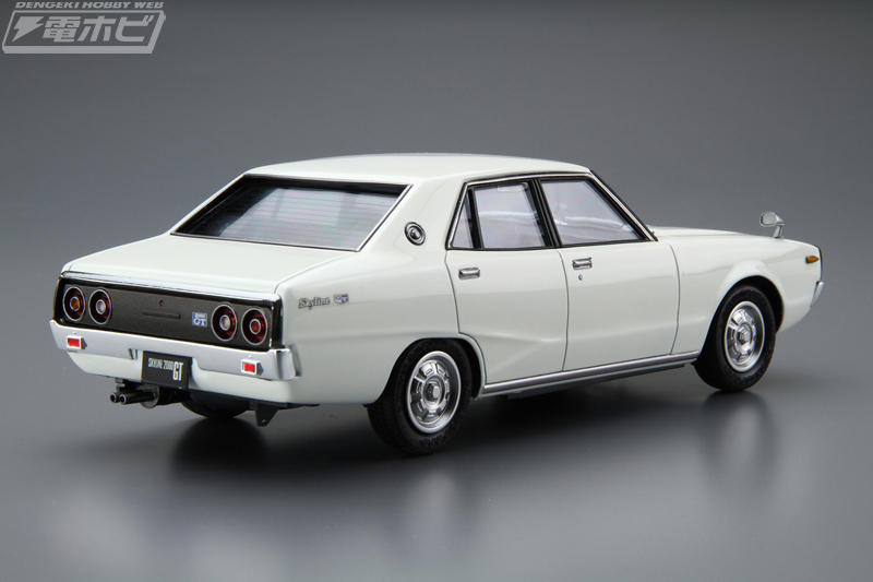 アオシマの定番「ザ☆モデルカー」シリーズにスカイライン2000GT」が