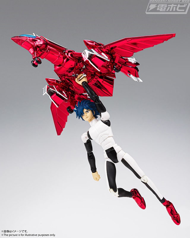 オブジェ時の飛行機形態も再現可能！アニメ版オリジナルキャラクター